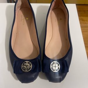 Kate Spade ♠️ navy blue flats. Size 7.5